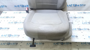 Водительское сиденье VW Passat b8 16-19 USA без airbag, механическое, ткань серая, под химчистку