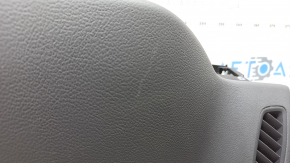 Торпедо передняя панель с AIRBAG Kia Niro 17-19 HEV, PHEV серая, без центрального динамика, с датчиком света, царапины