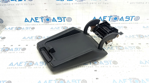 Подлокотник VW Atlas 24-26 кожа черная с белой строчкой