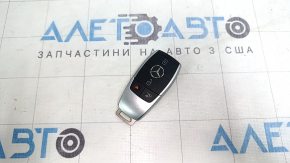 Ключ smart Mercedes C-class W205 19-21 keyless, 4 кнопки, тычки