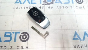 Ключ smart Mercedes C-class W205 19-21 keyless, 4 кнопки, тычки