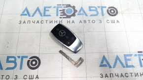 Ключ smart Mercedes C-class W205 19-21 keyless, 4 кнопки, тычки