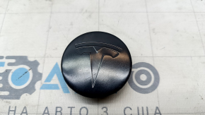 Центральный колпачок на диск Tesla Model X 16-21 тип2, черный, царапины