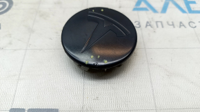 Центральный колпачок на диск Tesla Model X 16-21 тип2, черный, вздулась краска