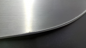 Ornamente ușă spate dreapta Mercedes Clasa C W205 19-21 piele gri închis fără cortină, Burmester, inserție piele gri închis, cotieră piele gri închis, ornament gri, contact cu apa, sub negru