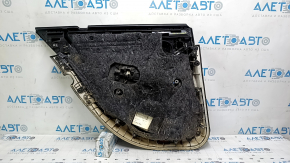 Ornamente ușă spate dreapta Mercedes Clasa C W205 19-21 piele gri închis fără cortină, Burmester, inserție piele gri închis, cotieră piele gri închis, ornament gri, contact cu apa, sub negru