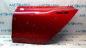 Дверь голая задняя левая Tesla Model 3 18-20 красный PPMR, царапины