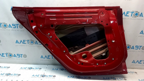 Дверь голая задняя левая Tesla Model 3 18-20 красный PPMR, царапины
