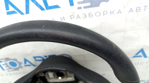 Руль голый Mercedes C-class W205 15-21 под лепестки, кожа черная, царапины, потерт, под химчистку