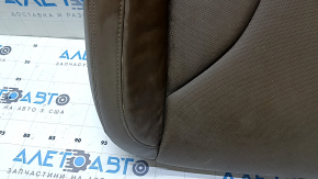 Tapițerie pernă scaun pasager Lincoln MKC 15 - piele maro, perforată, ventilată și încălzită, încrețită