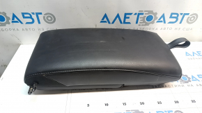 Cotieră banchetă spate stânga pentru Nissan Leaf 13-12, piele neagră, piele perforată