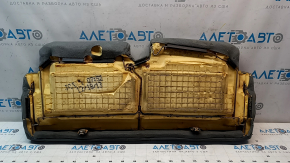 Подушка заднего ряда сидений 3 ряд Acura MDX 14-16 кожа серая, надрыв