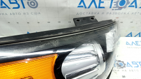 Фара передняя правая Kia Niro 17-19 HEV, PHEV с кронштейном, галоген, LED ДХО, под полировку, паутина, рассохся уплотнитель