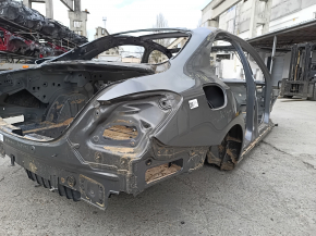 Четверть крыло задняя правая Mercedes C-class W205 15-21 на кузове, графит