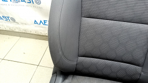 Пассажирское сидение Kia Niro 17-22 HEV, PHEV без AIRBAG, ткань, комбинированный серый, механическое, вмятины, царапины, под химчистку