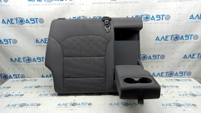 Banchetă spate, al doilea rând, dreapta sus, Kia Niro 17-22 HEV, PHEV, gri combinat, material textil, cu centură și cotieră