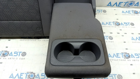 Banchetă spate, al doilea rând, dreapta sus, Kia Niro 17-22 HEV, PHEV, gri combinat, material textil, cu centură și cotieră