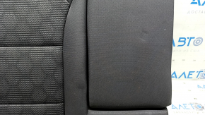 Banchetă spate, al doilea rând, dreapta sus, Kia Niro 17-22 HEV, PHEV, gri combinat, material textil, cu centură și cotieră