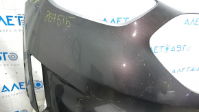 Бампер передний голый Kia Niro 17-19 HEV, PHEV без парктроников, графит MST, царапины, нештатные отверстия, песок