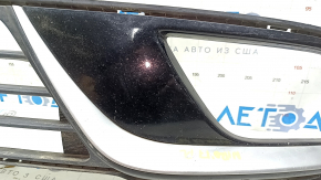 Нижняя решетка переднего бампера Kia Niro 17-19 HEV, PHEV без птф, без радара, песок, царапины