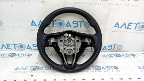 Руль голый Kia Niro 17-19 HEV, PHEV резина, черный, без накладки, потерт