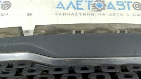 Решетка радиатора grill Kia Niro 17-19 HEV, PHEV без радара, хром+черн глянец, песок, царапины