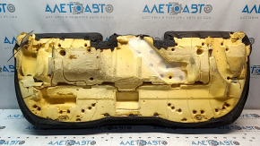 Подушка заднего ряда сидений Ford Fusion mk5 13-16 ткань черная, белая строчка, под химчистку