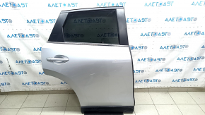 Дверь в сборе задняя правая Mazda CX-5 17-24 серебро 45P, царапина на молдинге, царапина на накладке