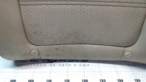 Спинка заднего ряда сидений левая VW Passat b8 16-19 USA кожа бежевая, под химчистку