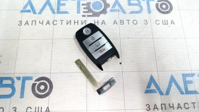 Ключ Kia Niro 17-22 HEV, PHEV Smart key, 4 кнопки, потерт, тычки