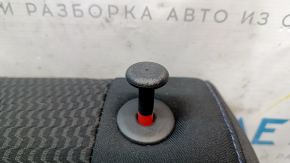 Спинка заднего ряда сидений левая Nissan Leaf 13-17 ткань черная, с ремнем, вмятости, царапины