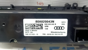 Управление климат-контролем Audi Q5 80A 18-24 под подогрев сидений, царапины