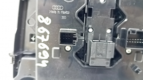 Плафон освещения передний в сборе Audi Q5 80A 18-20 под панораму, черный, царапины