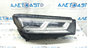 Ansamblu far față dreapta pentru Audi Q5 80A 18-20 LED, zgâriat