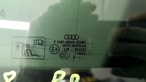 Форточка глухое стекло задняя правая Audi Q5 80A 18-22 тонировка с хром молдингом