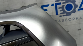 Решетка радиатора grill Audi Q5 80A 18-20 в сборе, с эмблемами, хром, под парктроники, песок