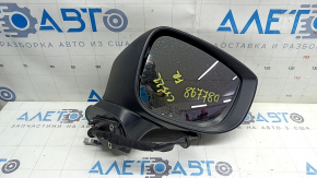Зеркало боковое правое в сборе Mazda CX-5 17-24 6 пинов, BSM, подогрев, поворотник, серебро