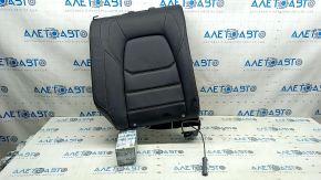 Спинка заднего ряда 2 ряд правая Mazda CX-5 17-25 кожа черная, с перфорацией, с коричневой строчкой, без подголовника, примята, под чистку