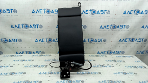 Spătarul scaunelor din spate dreapta, rândul 2, Mazda CX-5 19-22, piele neagră, perforată, cu cusături maro, fără tetieră, cu USB, încrețită