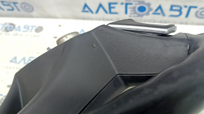 Руль голый BMW X3 G01 18-24 кожа, черный, с подогревом, с накладкой, с кнопками и лепестками, царапины, потерт, надрывы