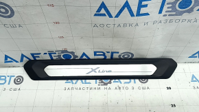 Накладка порога внешняя передняя правая BMW X3 G01 18-21 хром, X-LINE, царапины