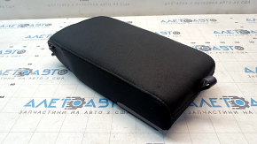 Banchetă spate, rândul 2, Ford Fusion mk5 2013-2015, material textil negru, cusături albe, necesită curățare, încuietoare ruptă