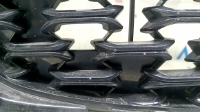 Решетка радиатора grill Mazda CX-5 22-24 piano black/black, песок