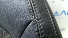 Scaun pasager Hyundai Sonata 15-17 fără airbag, manual, piele neagră