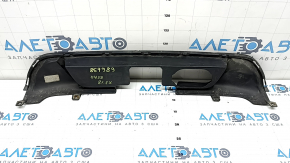 Нижняя накладка заднего бампера BMW X3 G01 18-21 под фаркоп, структура, царапины
