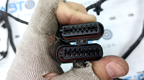Проводка заднего бампера BMW X3 G01 18-21 под BSM и фаркоп, обрезана, повреждение водой, окислена фишка