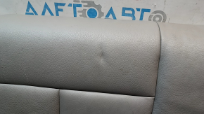 Подушка заднего ряда сидений BMW 3 F30 12-18 кожа серая, подерта кожа, вмятости