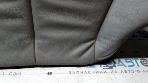 Подушка заднего ряда сидений BMW 3 F30 12-18 кожа серая, подерта кожа, вмятости