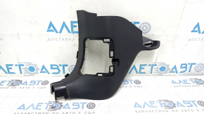 Накладка передней стойки нижняя левая Mazda CX-5 17-24 черная, без накладки, царапины
