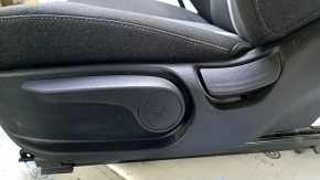 Водительское сидение Hyundai Sonata 20-22 без airbag, механическое, ткань черная с серым
